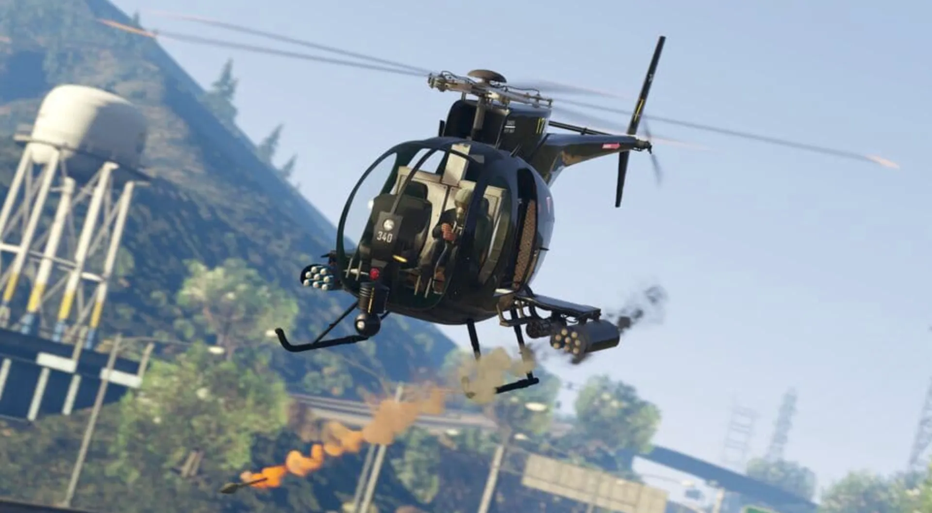 Nagasaki Buzzard Attack Chopper gta
